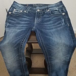 Miss Me Signature Rise Skinny Embellished Jeans